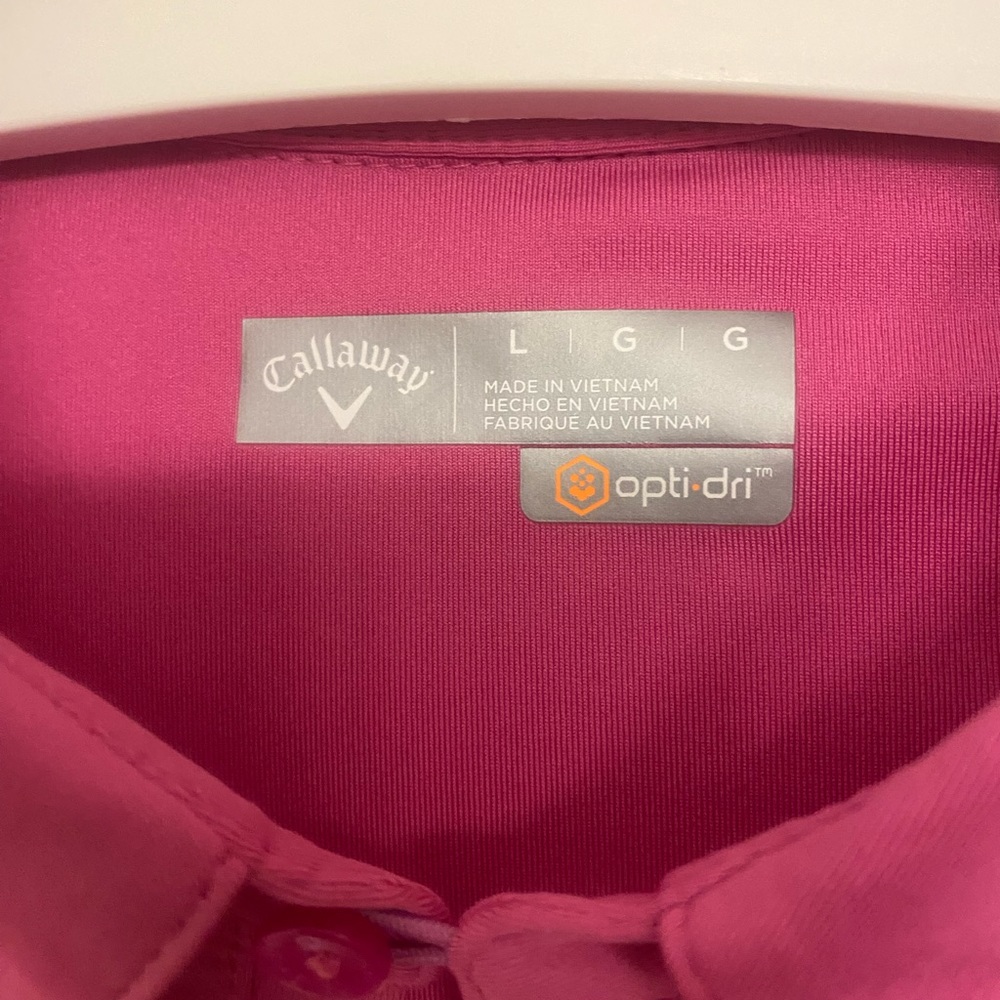 Callaway ladies’ golf top. Size L. NEW